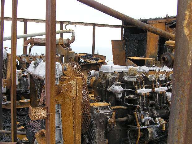 Generator house looking east