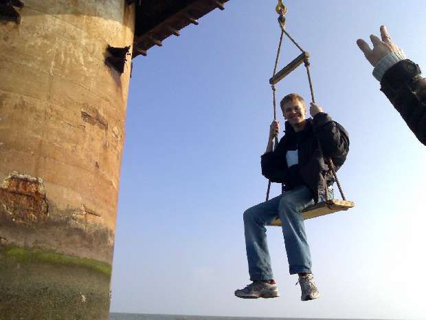 Signal to engage the winch