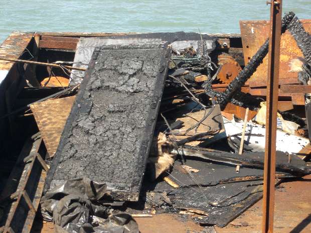 Wooden remains of generator house