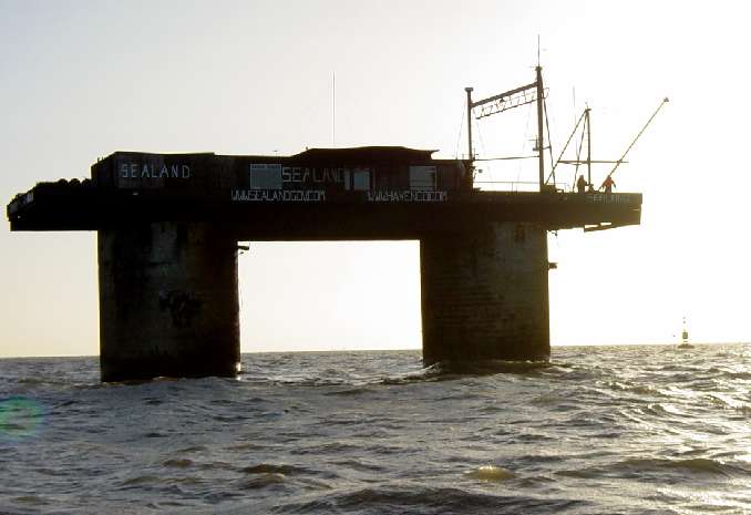 Sealand looking east