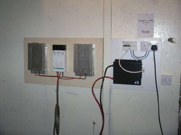 Battery monitor panel