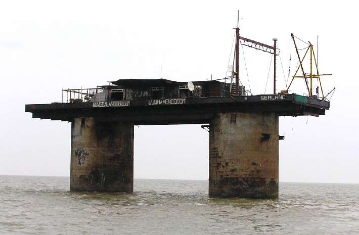 Sealand Roughs Tower from the South West