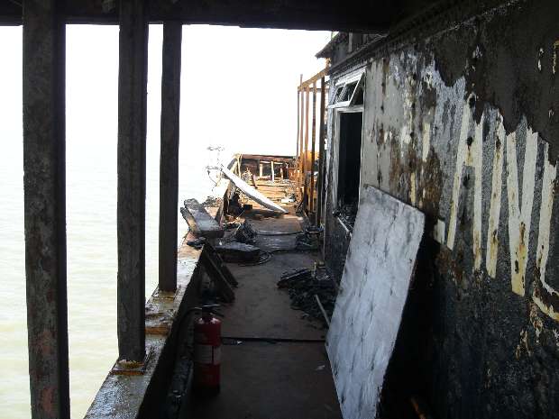 North from West walkway