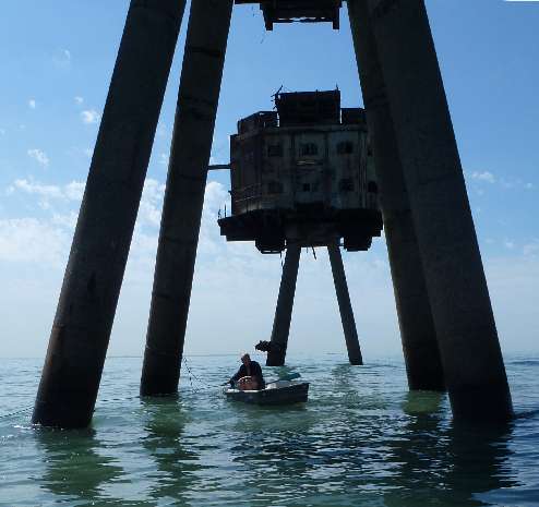 Control Tower legs towards Bofors Tower