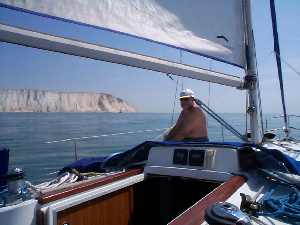 On deck off Beachy Head