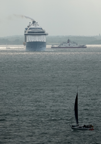 Anthem of the Sea and Red Funnel Red Eagle