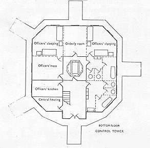 Control Tower Bottom Floor Fort Plan