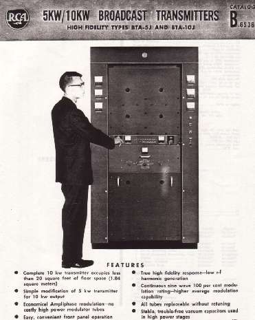 RCA Transmitter Specification