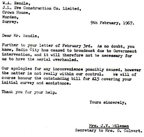 Reply to J L Eve Antenna