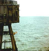 Boat approaches from Control Tower