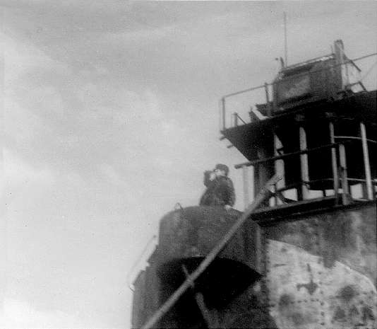 Cliff makes a salute