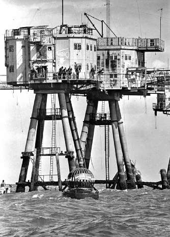 Shivering Sands Forts 22nd June 1966 Shivering Sands Forts 22nd June 1966