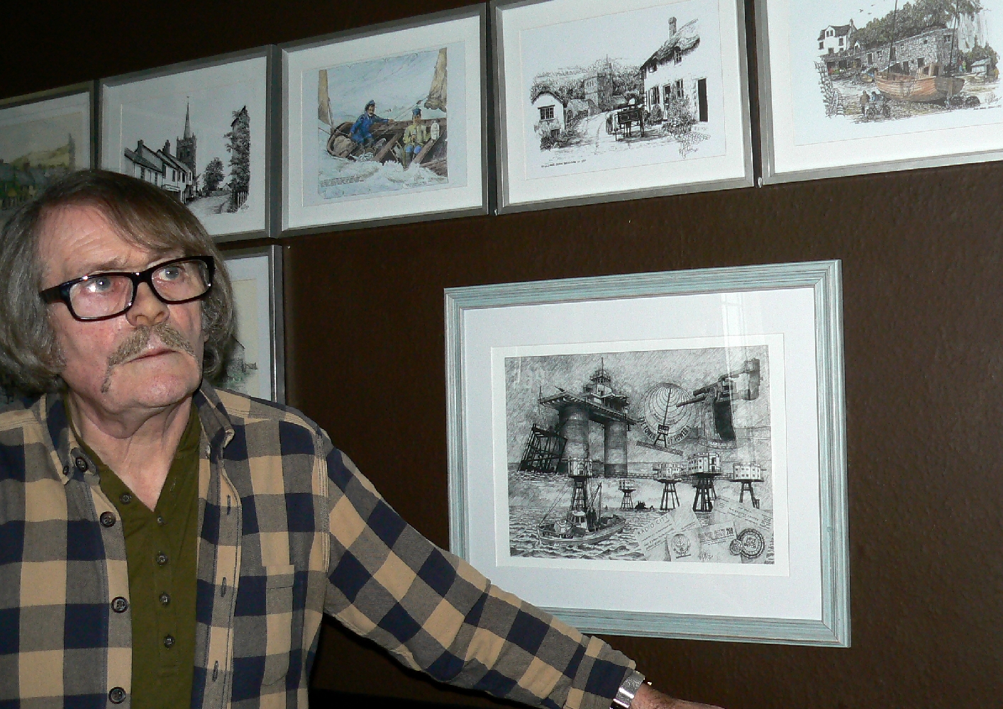 Jerry pictured with Radio City 2014 Artwork Jerry pictured with Radio City 2014 Artwork