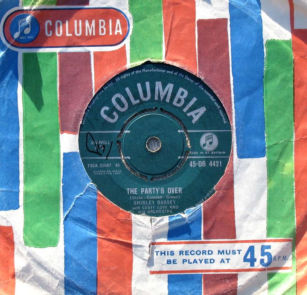 The Party's Over Sleeve & Single