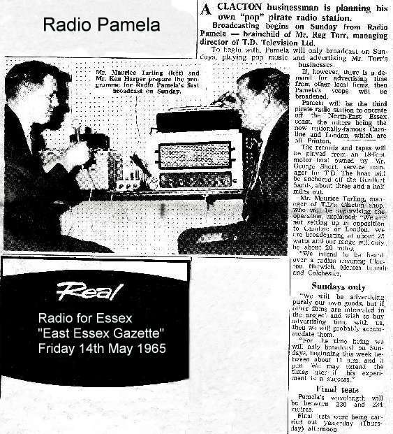 East Essex Gazzette Radio Pamela story