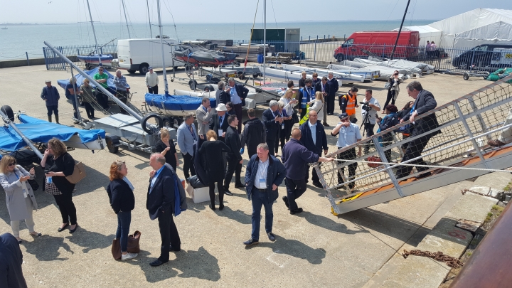 Disembarking Balmoral